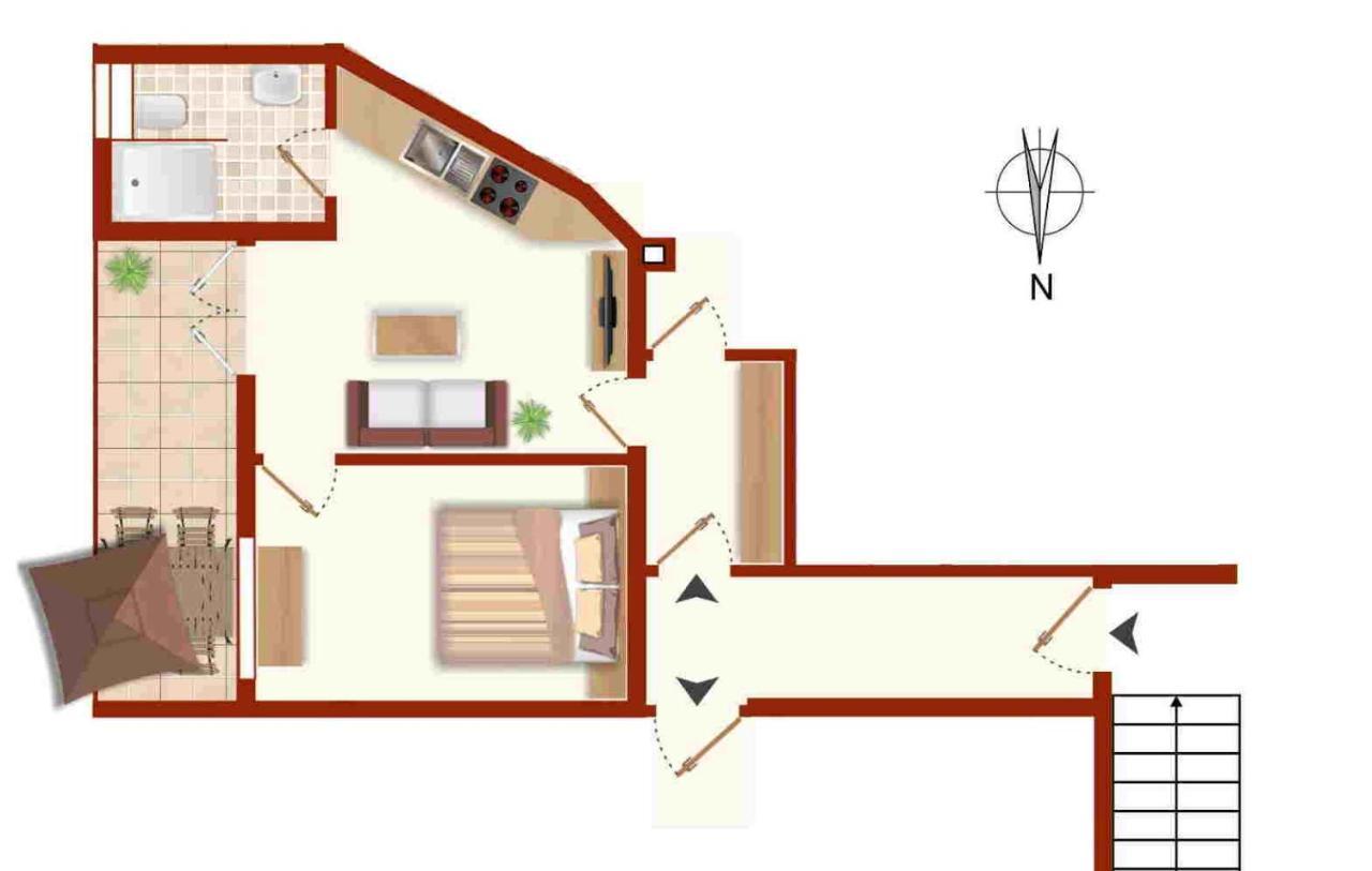 Apartment Novak Vir Exterior foto